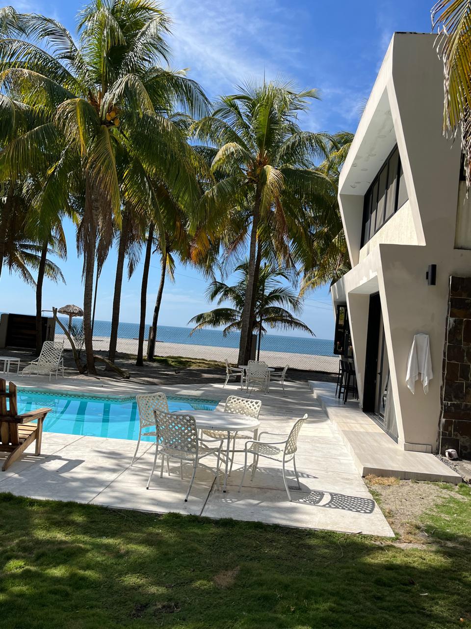 Outside View at House of Grace beachfront property